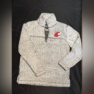 WSU Women’s Medium‎ Sherpa Quarter Zip Pullover Jacket